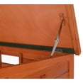 thumbnail image 6 of TRIXIE natura Weatherproof Wooden Outdoor Duck Coop with Pull-Out Tub, Brown, 6 of 7