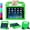Green, variant on SUPNICE Kids Case for iPad Mini 1/2/3/4/5 7.9-inch, Light Weight Shockproof Handle Kickstand Cover for iPad Mini 5th/4th/3rd/2nd/1st Generation, Black