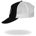 thumbnail image 6 of Hot Leathers GSH1008 Skull and Cross Bones Black and White Trucker Hat One Size, 6 of 6