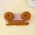 thumbnail image 4 of Gold Hair Accessories Set with Bun Headbands and Soft Knit Headwraps for Girls for Photo and Everyday Wear, 4 of 4