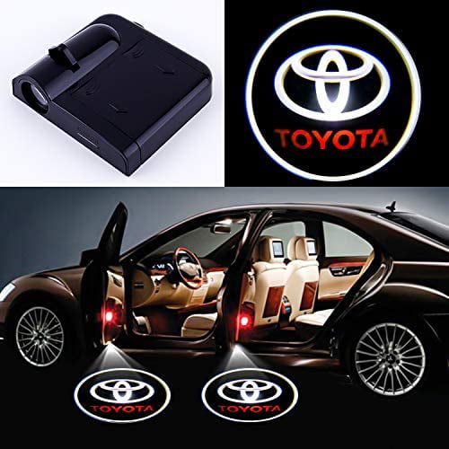 2Pcs Wireless Car Door Logo Light for Toyota,Toyota Car Door Led Welcome Light,Car Door Courtesy Light Laser Projector Lamp Fit for Toyota All Models.
