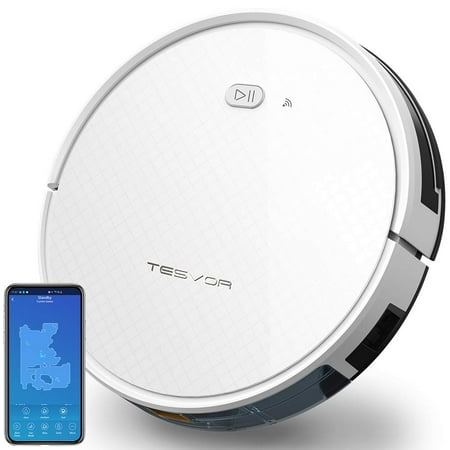 Tesvor X500 Pro Robot Vacuum and Mop Cleaner with Water Tank, 1800Pa Powerful Suction Robotic Vacuum Cleaner for Dust and Pet Hair, App Control, Route Planning, Alexa Voice (Best Kitchen Planning App)