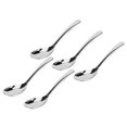 thumbnail image 3 of cucharas planas de acero inoxidable portátiles y gruesas para niños, suministros de cocina (pequeñas, no magnéticas), 3 of 14