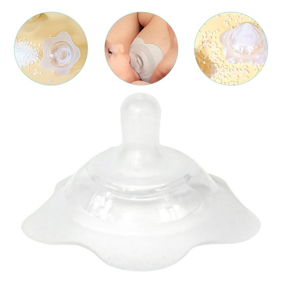 ibasenice Silicone Nipples Shield for Nursing Newborns Transparent Breastfeeding Protector for Home Use 1 Count