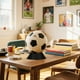 thumbnail image 4 of Soportes para Exhibición de Balones Deportivos, Soporte de Almacenamiento para Baloncesto, Pedestal, Fútbol, Fútbol Americano y Voleibol., 4 of 5