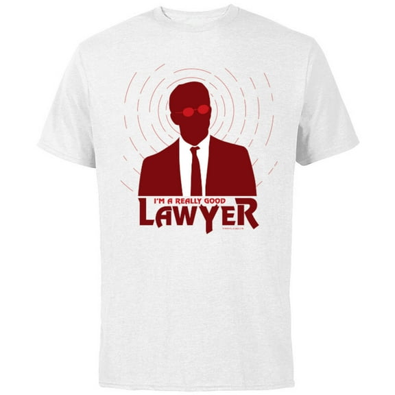 Marvel Spider-Man: No Way Home Matt Murdock Good Lawyer - Short Sleeve Cotton T-Shirt for Adults – Customized-White