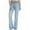 Light Blue, variant on JIUKE Jeans for Women Casual Flared Bell Bottom Jeans Pants High Waisted Slim Fitted Denim Trousers with Pockets