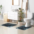 thumbnail image 6 of Yayeee Bath Rug for Bathroom Floor Non Slip Contour Fluffy Soft Absorbent Mat, 20"x24", Lightning Pattern, 6 of 7