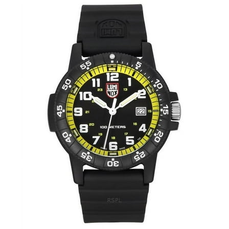 Luminox Leatherback Sea Turtle Giant Polyurethane Strap Black Dial Quartz XS.0325 100M Men's Watch