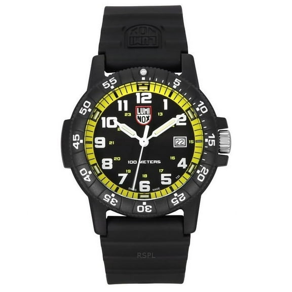 Luminox Leatherback Sea Turtle Giant Polyurethane Strap Black Dial Quartz XS.0325 100M Men's Watch