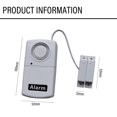 thumbnail image 4 of Alarma antirrobo para puertas y ventanas, alarma para el hogar de 120 decibeles súper altos, funciona con batería, fácil de instalar, seguridad las 24 horas, 4 of 5