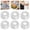 #-30PCS-06, variant on Reusable Aluminum Foil Food Covers, 8.7 Inch Aluminum Foil Insulation Cover, Heat-Insulating Aluminum Foil Food Covers, Elastic Foil Covers for Kitchen Freshness Preservation and Insulation (10Pcs)