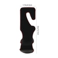 thumbnail image 4 of 2Pcs Car Back Seat Hooks Multi-functional Car Hangers PU Storage Hooks, 4 of 7