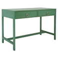 thumbnail image 5 of SAFAVIEH Esther Amish 2 Drawer Rectangle Wood Desk, Turquoise (22 in. W x 46 in. D x 30 in. H), 5 of 14