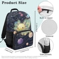 thumbnail image 7 of Jeiento Green Axolotl Backpack and Lunch Box Set for Elementary Boys & Girls 4 Piece Water-Resistant Large Capacity Backpack, Lunch Bag, Pencil Case and 2 Bookmarks, 7 of 7