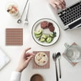 thumbnail image 1 of FMSHPON Merry Christmas Set of 4 Coaster for Drinks, Absorbent Ceramic Stone Coasters Cup Mat with Cork Base for Home Kitchen Room Coffee Table Bar Decor, 1 of 4