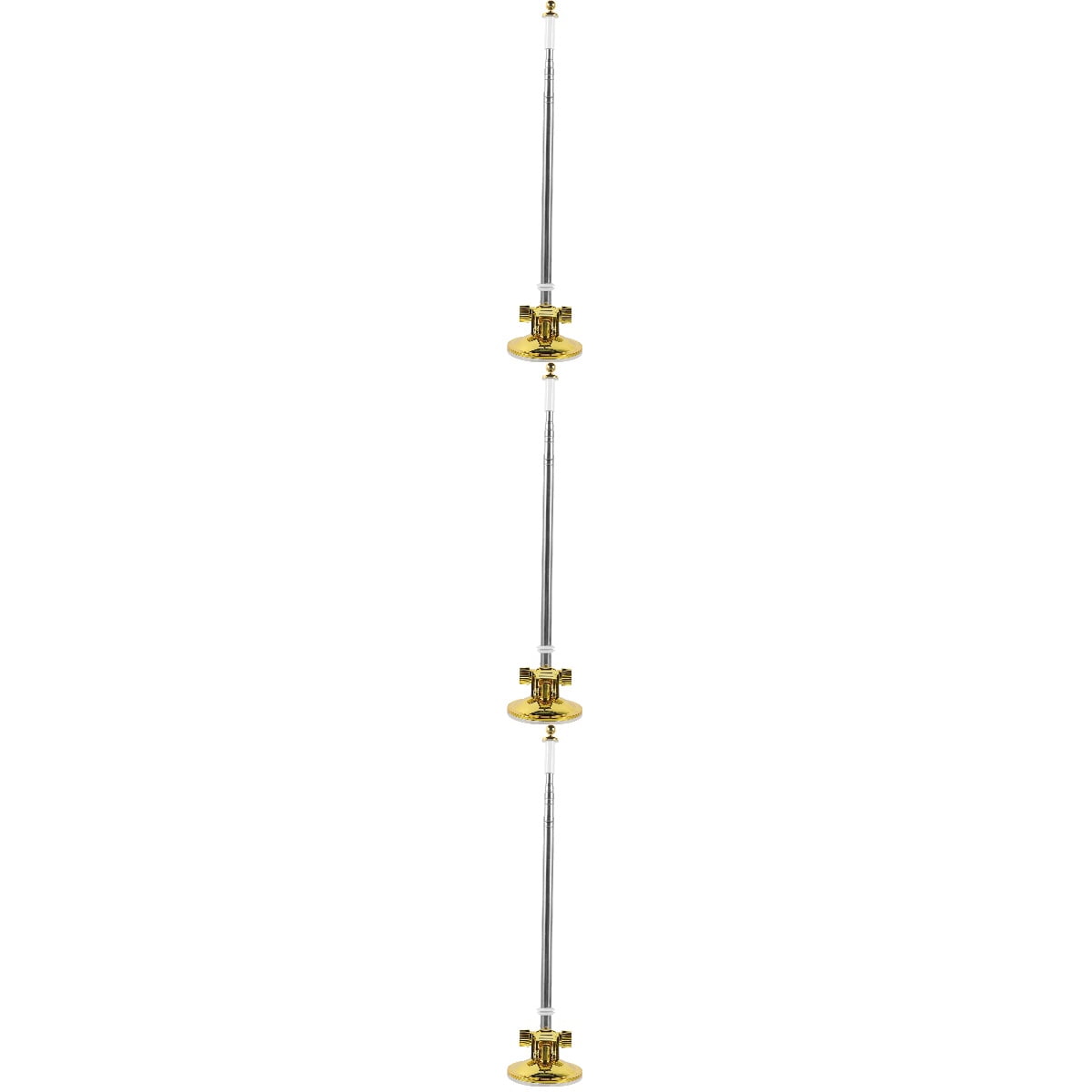 FRCOLOR 3pcs Outdoor Flag Pole Stand Durable Suction Cup Flagpole Stand Display Car Flag Mount Tool