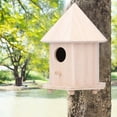 thumbnail image 6 of Wooden Bird House, Feeder Nesting Box Hanging Birdhouse for Outside Decor House for Swallow Sparrow Hummingbird Finch, 6 of 9