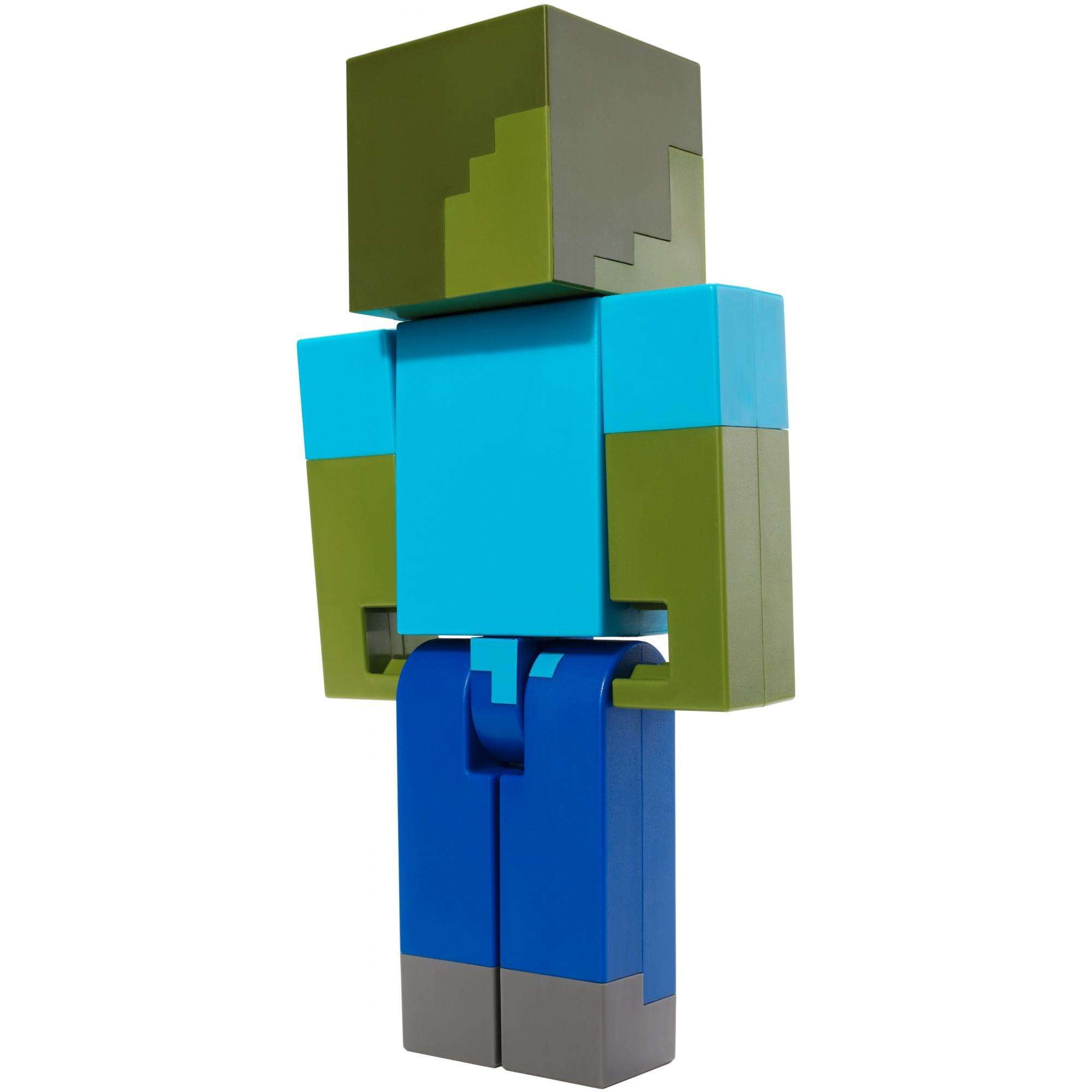 minecraft zombie large scale action figure