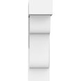 thumbnail image 2 of 5"W x 14"D x 18"H Standard Carmel Architectural Grade PVC Bracket With Block Ends, 2 of 8