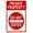 Warning Sign 1, variant on Private Property Do Not Enter Warning Sign - 8"x12", Security Metal Decor for Business, Office, Road, Street, Home, Yard, Garden