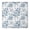 Pioneer Flower Floral-2, variant on Pioneer Flower Floral Print Pattern Square Fitted Tablecloth with Elastic Edge,Square Table Cover,Washable Elastic Table Cover for Home Kitchen Party Decor 34"x34"