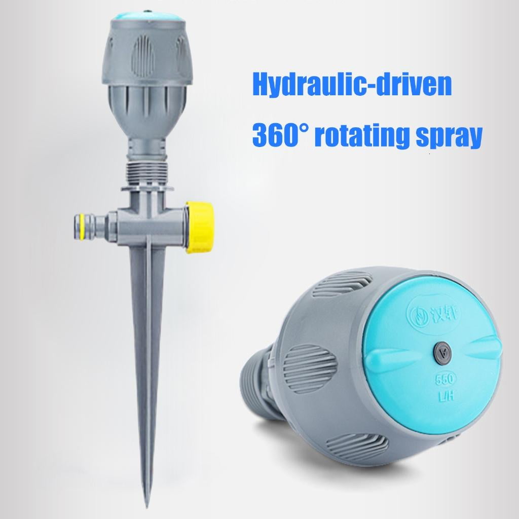 Tizuqe Adjustable Automatic Rotating Sprinklers For Lawn And Yard Irrigation