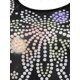 thumbnail image 3 of Camiseta Estampado Fuegos Artificiales de Talla Extra Rosegal  Mangas largas de talla grande, 3 of 5