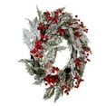 thumbnail image 2 of Kurt S. Adler H4016 Wreath, Brown, Red, 2 of 3