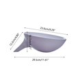 thumbnail image 6 of 1 Packs Multifunctional Fruit Vegetable Colander Strainer Bowl with Funnel - Kitchen Dish Washing Basin Basket Tray for Mixing Soaking Noodles Honeycomb Plug Drainer 29.5x23.6x10.7cm, 6 of 6