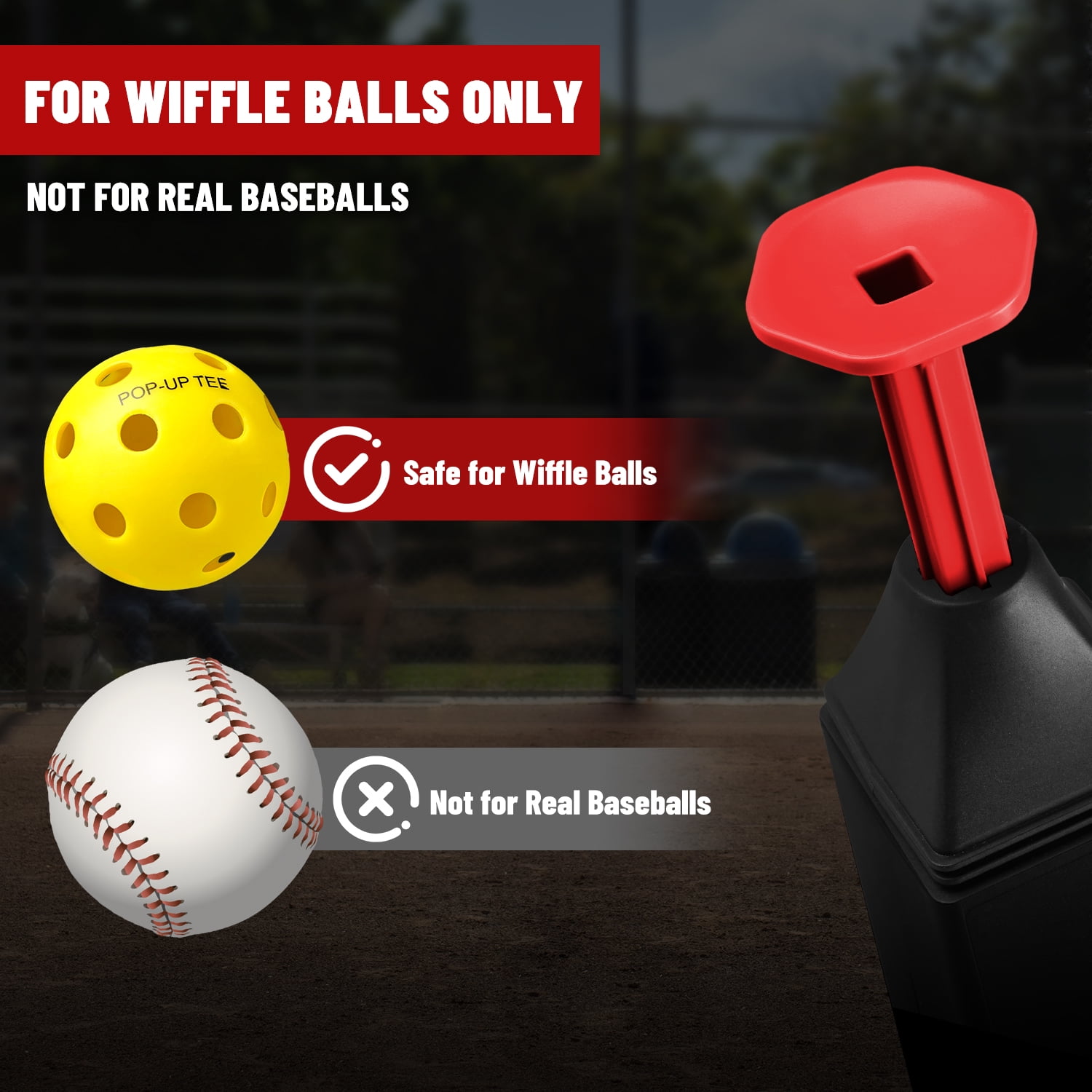 ee Popper with 12 mini balls: a 40-inch pop-up tee for baseball and softball swing training. Perfect for pitcher-free practice, ideal for all players