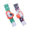 Manhattan Toy Camp Acorn Owl & Fox Wrist & Ankle Baby Rattle Set Baby Toy