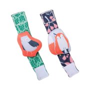 Manhattan Toy Camp Acorn Owl & Fox Wrist & Ankle Baby Rattle Set Baby Toy