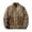 Coffee, variant on Maoxin Mens Jacket Men's Vintage Winter Solid Color Warm Zipper Pocket Clip Long Sleeved Casual Jacket Black XL
