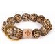 thumbnail image 2 of Silicone Key Ring Bracelet, Women Beaded Bangle Keychain Wristlet Leather Tassel, 2 of 4