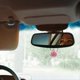 thumbnail image 5 of Adorno colgante para espejo retrovisor de coche con pompón rosa, 5 of 5