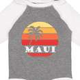 thumbnail image 4 of Inktastic Maui Hawaii Vacation Boys or Girls Long Sleeve Baby Bodysuit, 4 of 5