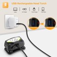 thumbnail image 4 of Lishi Lampe Frontale Rechargeable Lampe Frontale LED Imperméable à l'Eau Super Brillante, 4 of 5