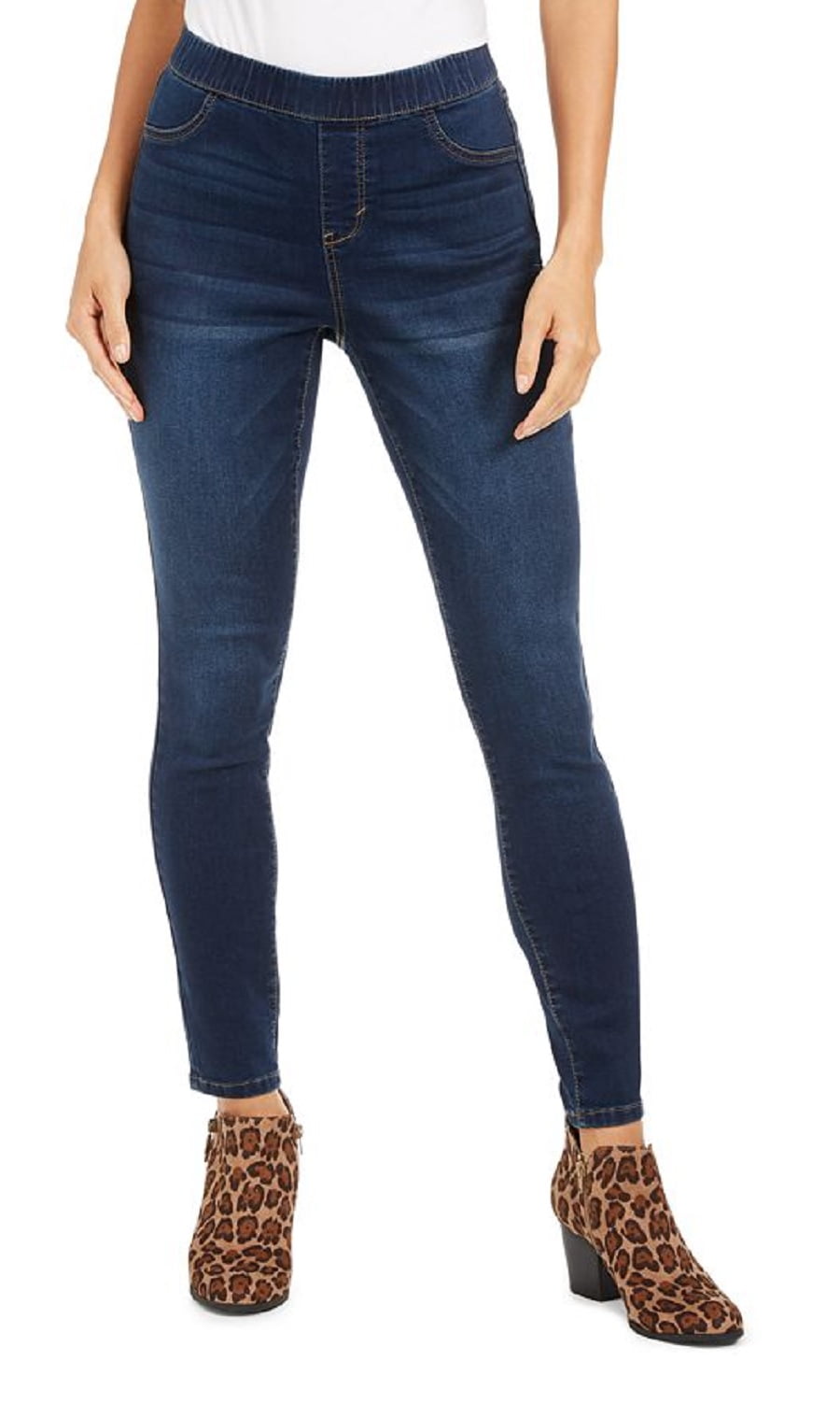 Fleece-Lined Jeggings Blue 