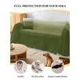 thumbnail image 4 of Sage Green Ombre Sofa Covers for 2-3 Cushion Couch L-Shaped Sectional, Modern Abstract Art Texture Washable Sofa Covers Slipcover for Living Room Furniture, Couch Cover Blanket 71"x134", 4 of 9