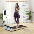 thumbnail image 4 of Topcobe Portable Under Desk Treadmill with Remote Control and LED Display for Home Office, Walking Pad Treadmill, 4 of 9