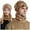 Khaki, variant on Huangxinggg Men's And Women's Winter Knitted Windproof Hood Scarf Coif Winter Knit Hat Warm Hats For Adult Cap