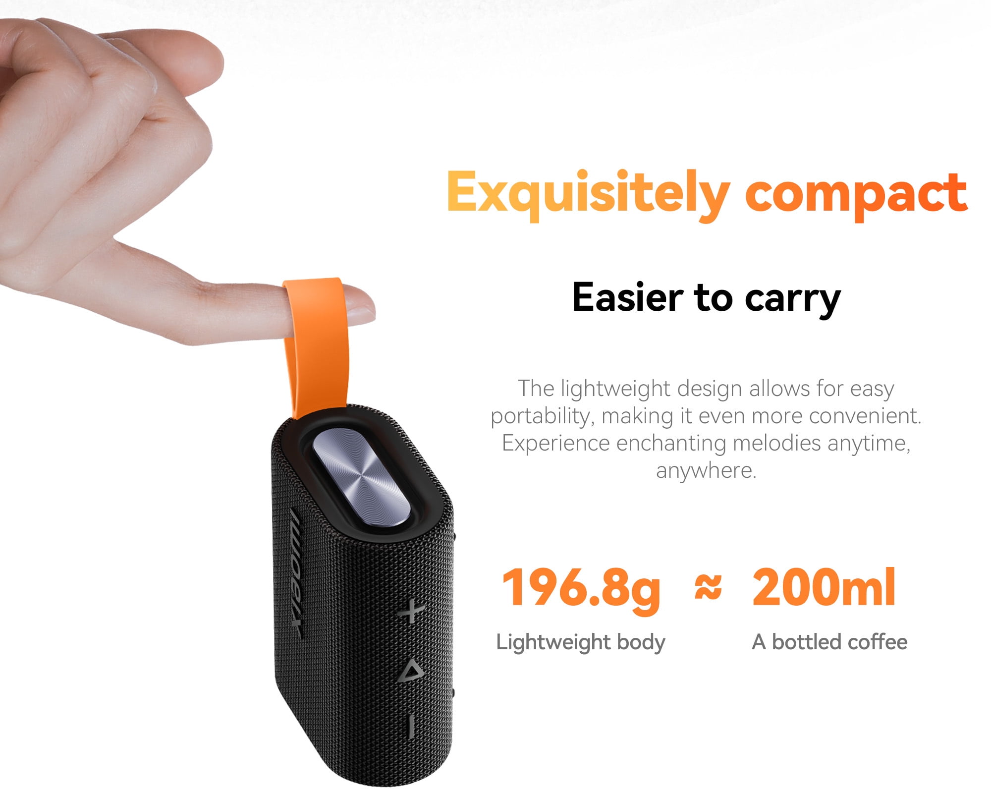 Xiaomi Mi Bluetooth 5.4 Speaker - 5W IP67 Waterproof, 10H Playback, TWS Pairing, Portable Dynamic Sound - Black