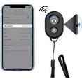thumbnail image 3 of Jinsinto Wireless Camera Remote Shutter for Smartphones (2 Pack), Remote Control Compatible with iPhone/Android Cell Phone Black, 3 of 4