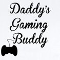 thumbnail image 2 of CafePress - Daddys Gaming Buddy Body Suit - Baby Light Bodysuit, Size Newborn - 24 Months, 2 of 4