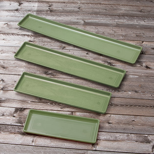 Root & Vessel Countryside Flower Box Tray, Sage, Medium, (22.25” x 6.5”)