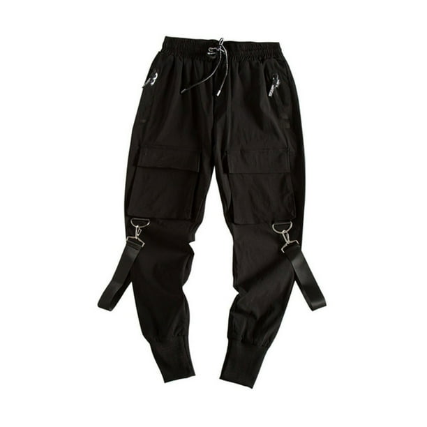New look deals black cargo pants