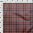 thumbnail image 3 of oneOone Polyester Spandex Dark Blue Fabric Check Craft Projects Decor Fabric Printed By The Yard 56 Inch Wide, 3 of 4
