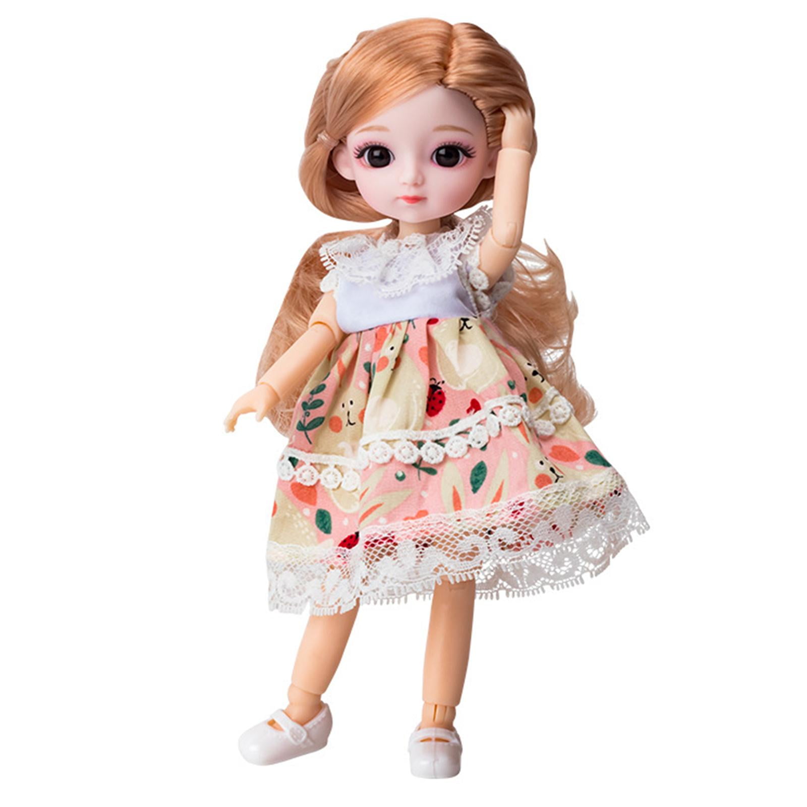 20cm BJD Doll, 1/ Joint Dolls 8 Inch Jointed Doll DIY Toys with Clothes
