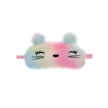Way to Celebrate Easter Plush Fabric Sleep Mask, Female, Pastel Tie-Dye Cat